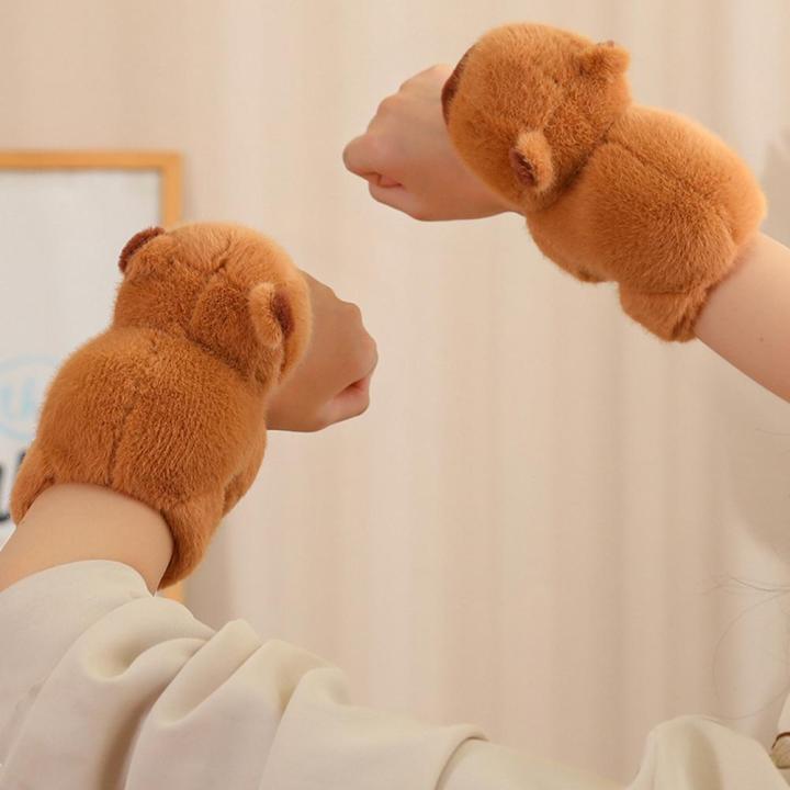 KO%20Capybara%20Plush%20Wrist%20Bracelet%20For%20Kids%20Snap%20Ring%20Capybara%20Cartoon%20Cute%20Plush%20Toy%20Christmas%20Gifts%20For%20Girls%20Boys%20-%20Image%205