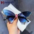 Luxury Diamond Butterfly Sunglasses Women Brand y2k Vintage Rimless Oversized Sun Glasses Ladies Eyewear gafas de sol. 