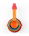 Measuring Cup Set Bakeware cake floor measuring Cup set cake decorating tools මිනුම් කෝප්ප කට්ටලය බේක්වෙයාර් කේක් බිම මැනීම කෝප්ප කට්ටලය කේක් අලංකාර කිරීමේ මෙවලම් 5 - in 1. 