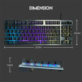 FANTECH K613 Fighter TKL II Tournament Edition Gaming Keyboard. 