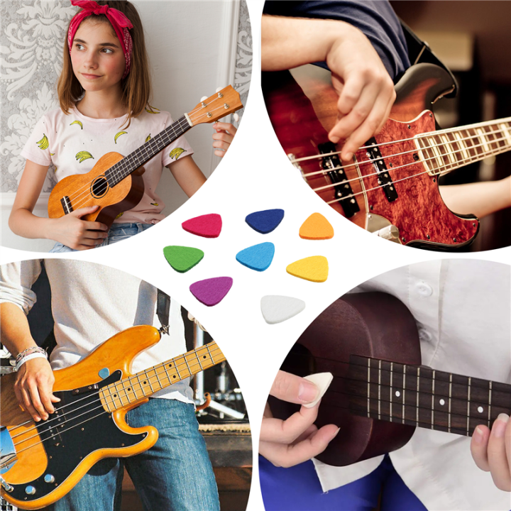 Ukulele%20Picks%20Felt%20Picks/Plectrums%20For%20Ukulele%20And%20Guitar,8%20Pieces%20Guitar%20Picks,Multi-Color%20-%20Image%202