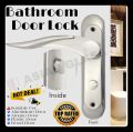 Bathroom Door Lock. 