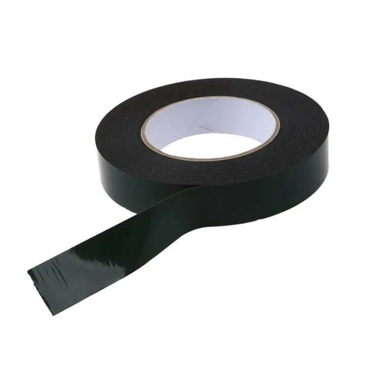3X%20Black%20Super%20Strong%20Permanent%20Double%20Sided%20Self%20Adhesive%20Foam%20Car%20Trim%20Body%20Tape%20Width:25mm%20-%20Image%202