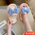 Bow Slipper Women Men Shoes Soft Platform Tulip Women'S Home Slippers Lovely Sole Cute Ladies Flip Flops Zapatillas Chaussons. 