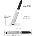 Manual Cheese Grater Ideal For Parmesan, Citrus, Lemon, Ginger, Chocolate And Nut Sharpened Stainless Steel Dishwashable Handle TPR & Protective Cover. 