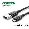 UGREEN 2A Micro USB Cable, USB 2.0 Data Sync & Charging Cord for Samsung Nokia Huawei Oppo Vivo Xiaomi HTC Blackberry Android Phones Tablets. 