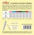 Alice Nylon Classical Guitar String Set .0285-.044 Hard Tension Nylon Core AC106 E B G D A E For Classic Guitar Parts & Accessories silver color G028 6Pcs/Set. 