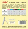 Alice A106 Classical Guitar Strings set .0285-.044 Hard Tension Nylon Core for Beginner. 