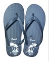 Black Colour Durable flip flops Rubber Slippers for Men. 