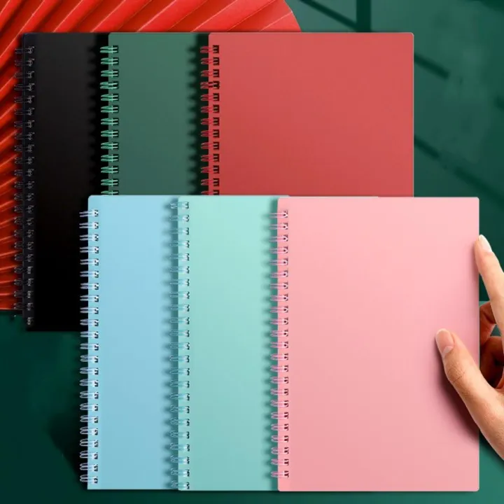 Coil%20binding%20Spiral%20diary%20notebook%20Convenient%20A5%20size%20Stationery%20Grid%20paper%20Morandi%20color%20scheme%20School%20office%20supplies%20Daily%20weekly%20planner%20for%20Office%20School%20College%20students%20Professionals%20Personal%20-%20Image%202