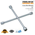Cross Wheel Lug Wrench Wheel Tire Spanner Car Repair Tool - 17 - 19 - 21 - 23mm. 