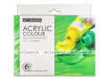 Art Rangers Acrylic Paint Colour Tube Acrylic Set 6 Color 75ml. 