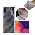 Clear Slim Carbon fibre Phone Transparent protective Mobile Back Sticker For Infinix Hot 10 Play. 