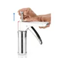 Hand Press Murukku Maker/Idiyappam maker/Noodles/Cookies Stainless Steel Kitchen Press with 15 Different Types of Jalies. 