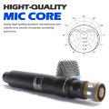 BOMGE UFH Wireless Microphone,Metal Dual Professional UHF Cordless Handheld Microphone System for Home Karaoke, Meeting, Party,  DJ, Wedding, KTV. 