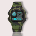 Men Sport Watches Waterproof Retro Digital Watch For Men LED Electronic Clock Design Nylon Military Man Wrist Watch. 