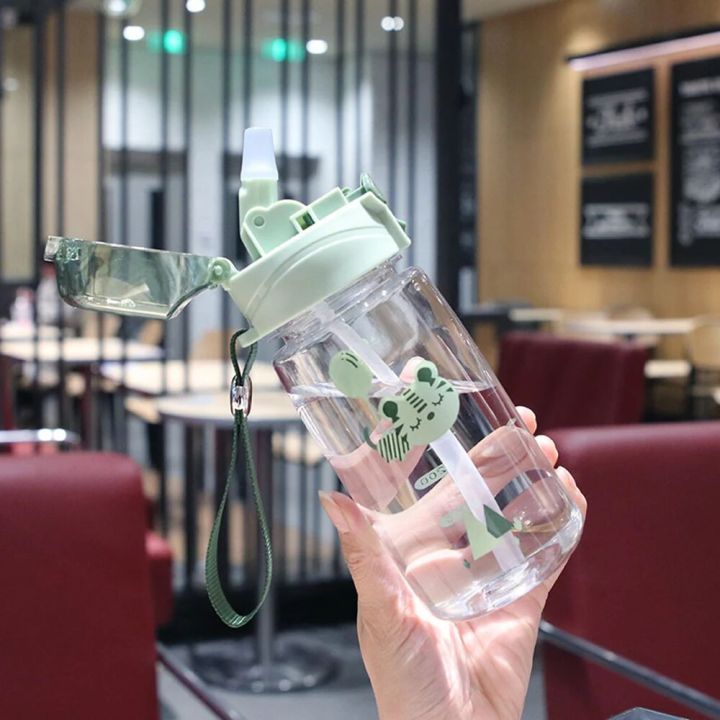 KECTTIO%20550ML%20Kids%20Water%20Bottles%20With%20Straw%20Portable%20Leak-proof%20Seal%20School%20Water%20Cups%20Girl%20Drinking%20Kettles%20With%20Shoulder%20Strap%20-%20Image%203