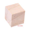 Wooden Blocks Craft Natural Square Wood Cubes for DIY Crafts Handmade Woodcrafts Kids Home Decor. 