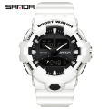 【Miga Plaza】 Men Watch Dual Display LED Digital Watch Luxury Military Quartz Watches 3130-8. 