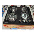 Glass Top 4 Burner Gas Cooker / Cooker Hob Den-B or Green Life with 1 year Warranty. 