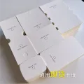 In Stock Thank You Earrings Ear Studs White Cowhide Earrings Card Grip Paper Card High-End Jewelry Hairpin Necklace. 