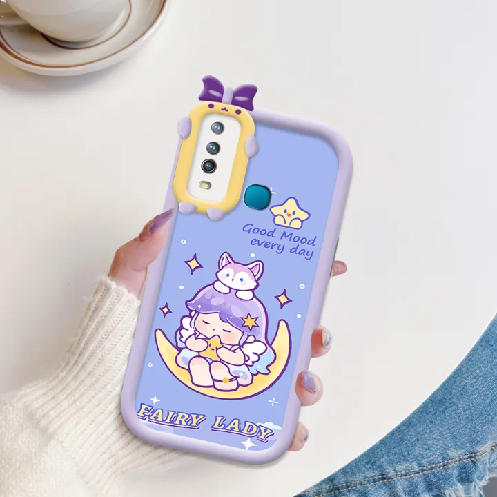 DuBaiNi%20Case%20For%20Vivo%20Y12%20Cartoon%20Fairy%20Cute%20Girl%20Monster%20Lens%20Protective%20Phone%20Casing%20Silicone%20Soft%20Cover%20-%20Image%202