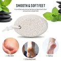 Vastate Personal Care Oval Shape Pumice Stone Scrubber for Body and Foot White. 