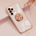 Plating Metal Ring Holder Phone Case For Samsung Galaxy S24 S22 S23 Ultra S21 FE S20 Plus A15 A52 A25 A53 A55 Note 20 Back Cover Ruiqir Super Store. 