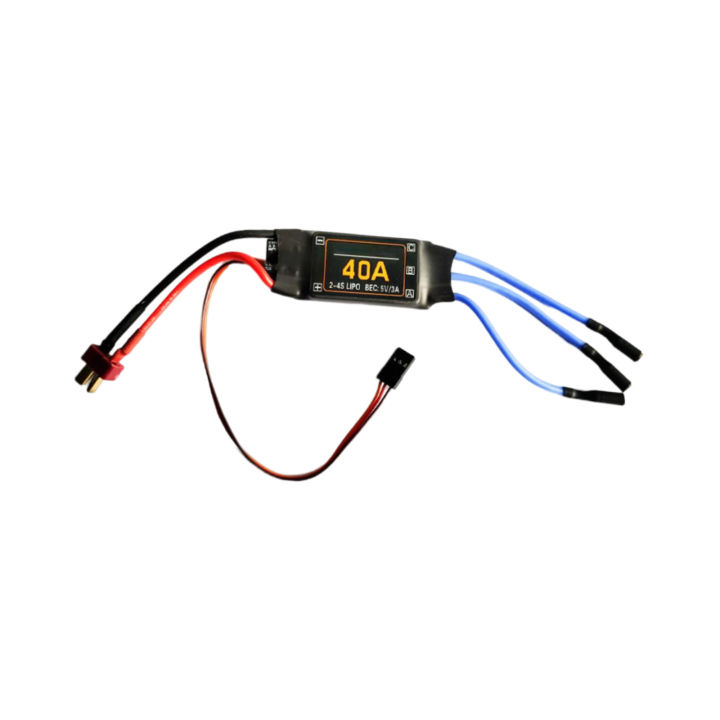 40A Brushless ESC, RC ESC, for A2212 A2208 A2217 Spare Parts Upgrade Parts Solder the T head
