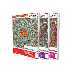 Rathna EX Book Single Ruled 120Pgs X 3 Pack