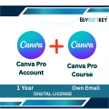 Canva Course +  Canva Pro Upgrade Own Account  Unlimited Design Templates 1 Year. 
