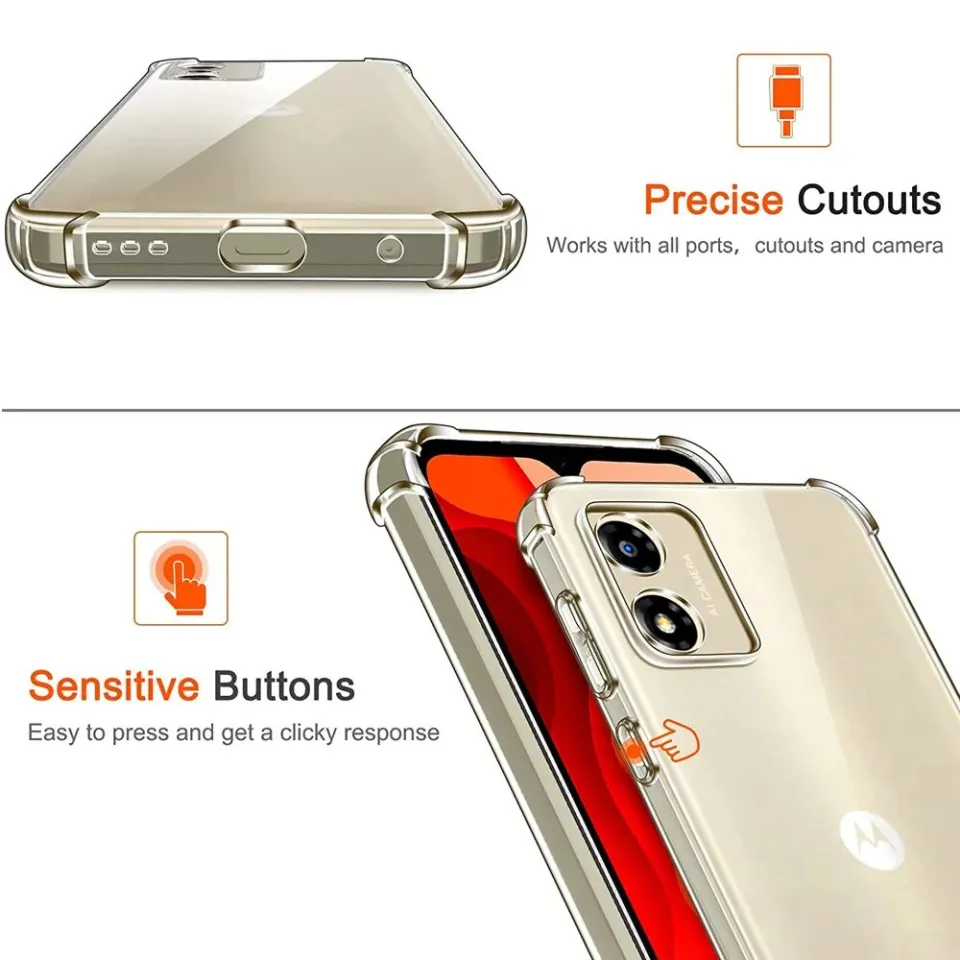 Custodia Per Motorola Moto E32/E32s Kwmobile - Cover In Silicone TPU Con Cordino E Design Fiori Di Ciliegio - Foto 7