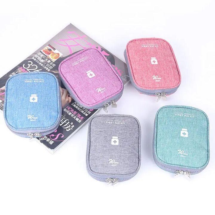 medicine bag Travel Portable Medical Treatment Bag First Aid Kit Medicine Sorting Storage Bag Home Outdoor Home Car Storage Bag OrganizerFirst Aid Kits