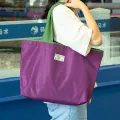 【ALLGOOD】 Drawstring Eco-Friendly Tote Bag Supermarket Shopping Bag Single Shoulder Bag Foldable Portable Tote Bag. 