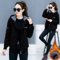 Yfashion Women Lady Winter Casual  Fleece Hooded Sweater Student Loose Cardigan Coat. 