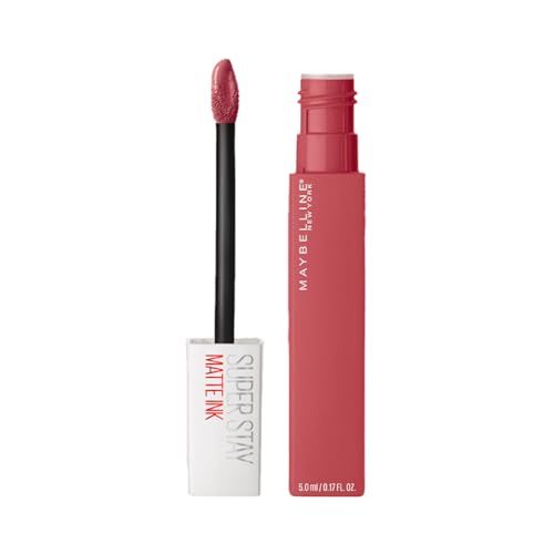 Maybelline New York Liquid Matte Lipstick, Long Lasting, 16hr Wear, Superstay Matte Ink, 225 Delicate, 5ml FROM INDIA(SAM)