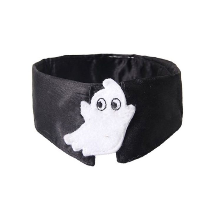 A Halloween Costume Pet Ghost Cravat Pet Puppy Cat Halloween Ghost Cravat