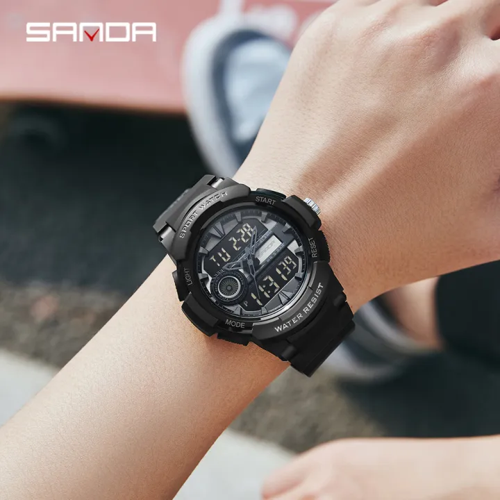 SANDA%20Top%20Brand%20Men's%20Watches%20Sport%20Military%20Quartz%20Watch%2050M%20Waterproof%20Wristwatch%20for%20Men%20Clock%20relogios%20masculino%206082%20-%20Image%206