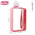 MoChic Cup Gradient Flat Bottle Cup Girl Sport Frosted Water Bottle Mug BPA FREE 380ml A5 Paper Bottle Cute Travel Drink Bottles. 