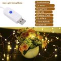 5/10M 50/100Lights Multifunctional USB LED String Copper Lights Wire Fairy Garland Light Lamp Home Wedding Party Holiday Lighting. 