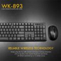 Wireless Keyboard and Mouse Combo Set Fantech WK893 (Free batteries). 