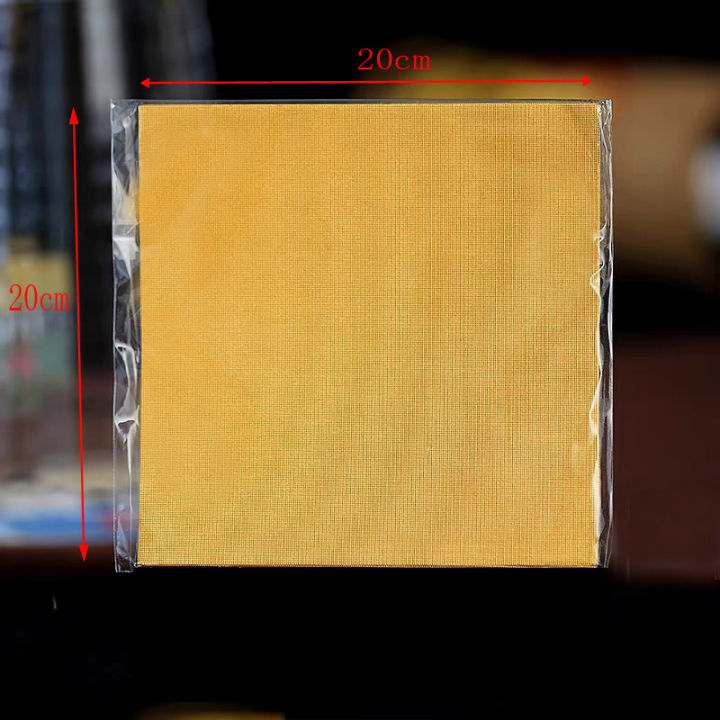 100 Pcs 20*20cm Gold Aluminium Foil Candy Chocolate Cookie Wrapping Paper Tin Paper Diy Wedding Packaging Craft Paper