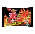 Ramen Nissin Hot Chicken & Hot Spicy Flavour. 