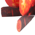 4 Pack Artificial Flames Three-Dimensional Flame 3D Cardboard Camping Fire Decoration Holiday Christmas. 