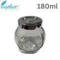 GLASS AIR TIGHT SPICE JAR 180ML - 6 PCS SET. 