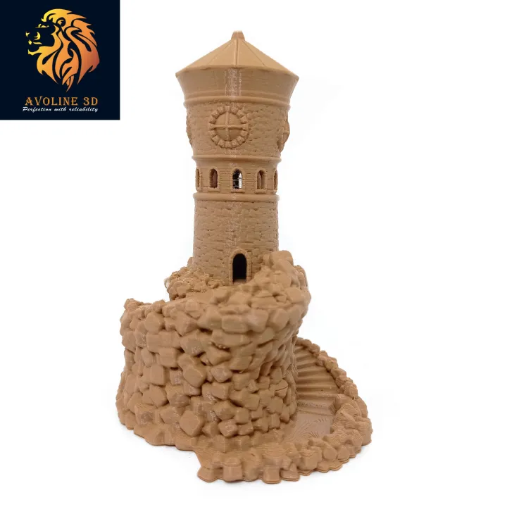 3D%20Printed%20Watch%20Tower%20-%20Dark%20Blue%20Color%20-%20PLA%20-%20130mm%20Height%20-%20Image%205