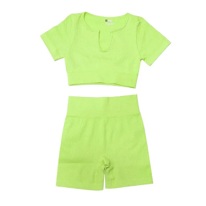 %E3%80%90Brown%20set%20XL%E3%80%91%2011%20Colors%20Yoga%20Set%20Clothes%20Women%20Sportwear%20Short%20Crop%20Top%20High%20Waist%20Gym%20Shorts%20Sport%20Outfit%20For%20Woman%20-%20Image%204