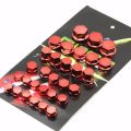 【Red】 30Pc Motorcycle Modification Accessories Motorcycle Screw Nut Bolt Cap Covers Decorative Styling Parts Kawasaki. 
