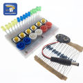 Smart Electronics Starter Diy Kit For Arduino Uno R3 Mini 400 Point Breadboard Led Wire Button With Case Box. 