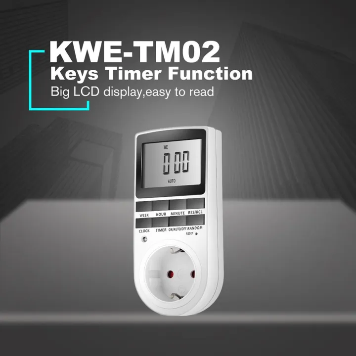 【InnovateWorld】EU/US/UK/AU Electronic Digital Timer Switch Plug Kitchen ...
